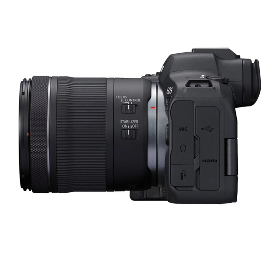EOS R6 Mark II Mirrorless Digital Camera with RF 24-105mm f/4-7.1 STM Lens + 64GB Memory + Case+ Steady Grip Pod + Tripod+ Software Pack + More (30pc Bundle)