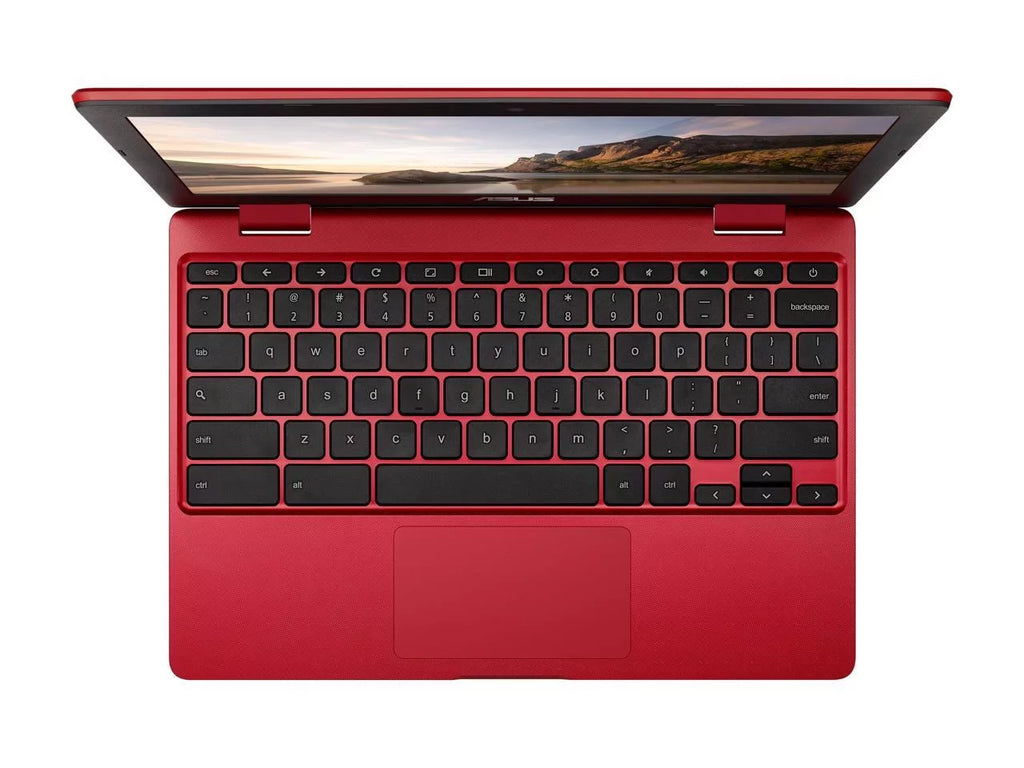Chromebook Mobile pc in Red, 12, Celeron, 32GB Flash Storage, 4GB RAM, C223NA-DH02-RD