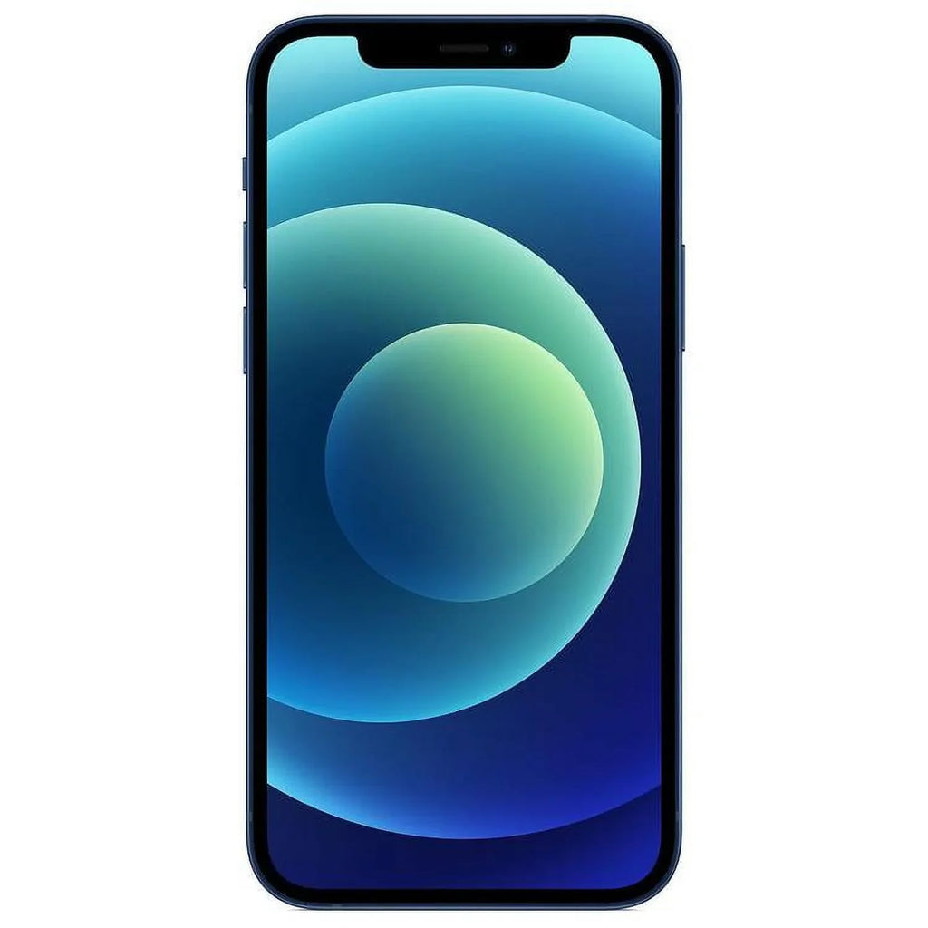 Restored iPhone 12 A2172 (T-Mobile Only) 64GB Blue w/ Pre-Installed Tempered Glass (Refurbished)
