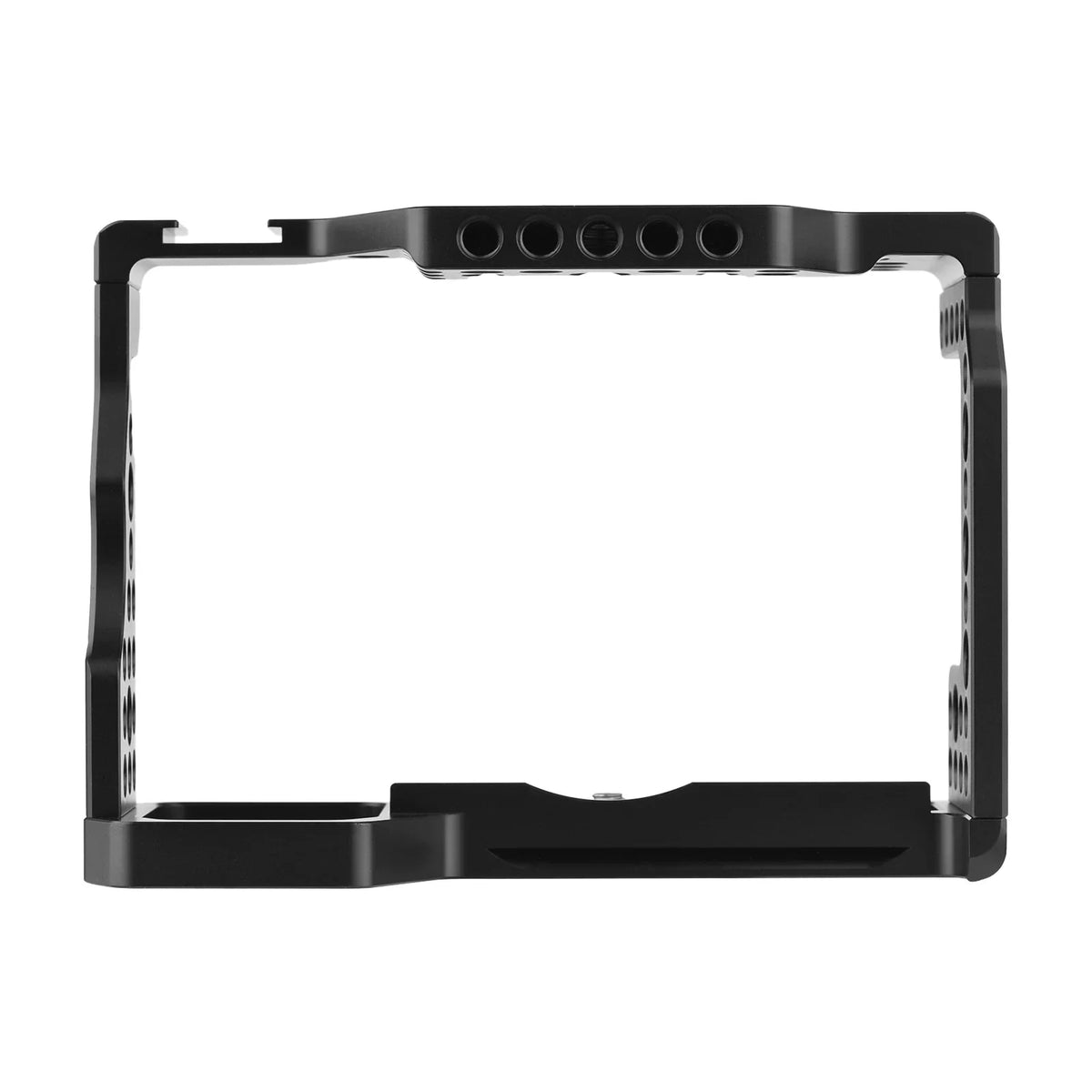 Camera Cage Aluminum Alloy Video Cage Replacement for A7M3 A7R3 A9 Mirrorless Camera with Cold Shoe Mount 1/4 Inch & 3/8 Inch Screw Holes