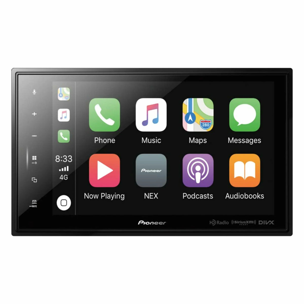 Pioneer 2-DIN 6.8-inch Monitor Car Stereo Double-DIN In-Dash Digital Multimedia Receiver with Bluetooth
