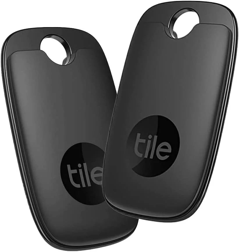 Tile Pro 2022 2-Pack. Powerful Bluetooth Tracker, Keys Finder and Item Locator for Keys, Bags, and More; Up to 400 ft Range. Liquid Phone Finder. iOS and Android Compatible.