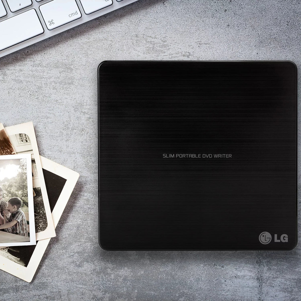 Electronics GP65NB60 8X USB 2.0 Ultra Slim Portable DVD±RW External Drive w- M-DISC, Retail (Black)