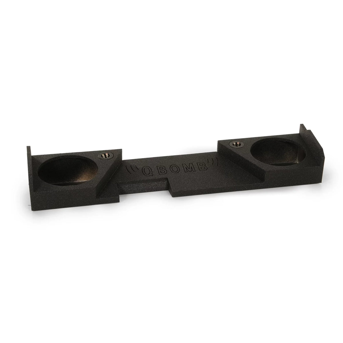 QPower QBGMC10 2014 DCAB Underseat Downfire 10 Inch 2 Hole Subwoofer Box