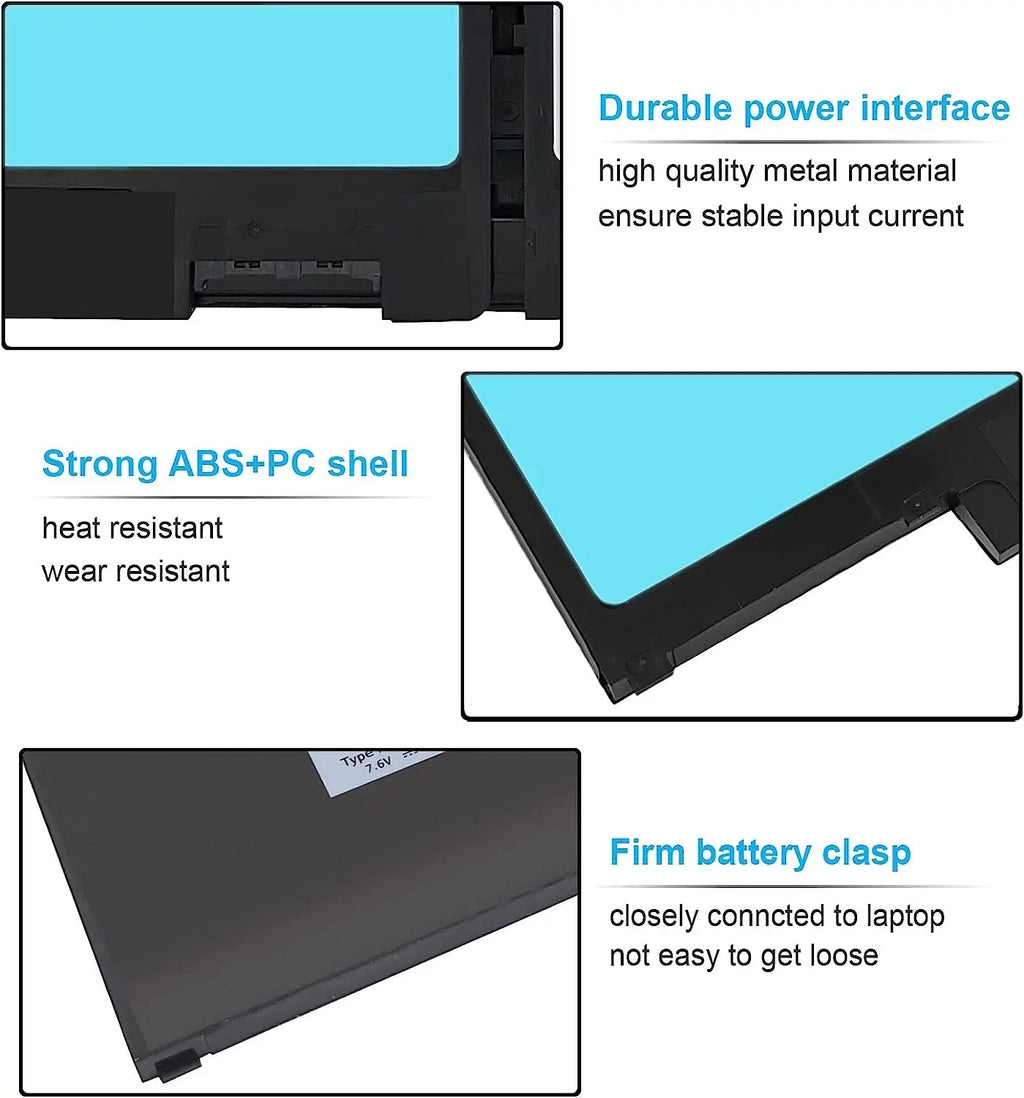 MXV9V 829MX Battery 60Wh for Latitude 5300 E5300 5310 E5310 7300 E7300 7400 E7400, 5300 5310 2-in-1 Notebook P96G P96G001 P97G P97G001 P97G002 P99G P99G001 P100G P100G001 5VC2M 05VC2M 0829MX