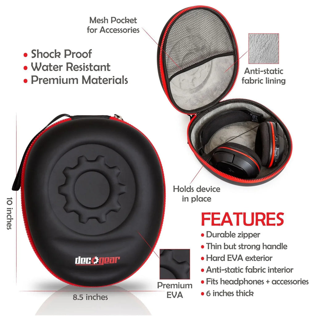 WH-CH710N Wireless Noise-Canceling Headphones (Black) with Deco Gear Case Bundle