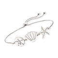 Ross-Simons Sterling Silver Sea Life Bolo Bracelet, Women's, Adult