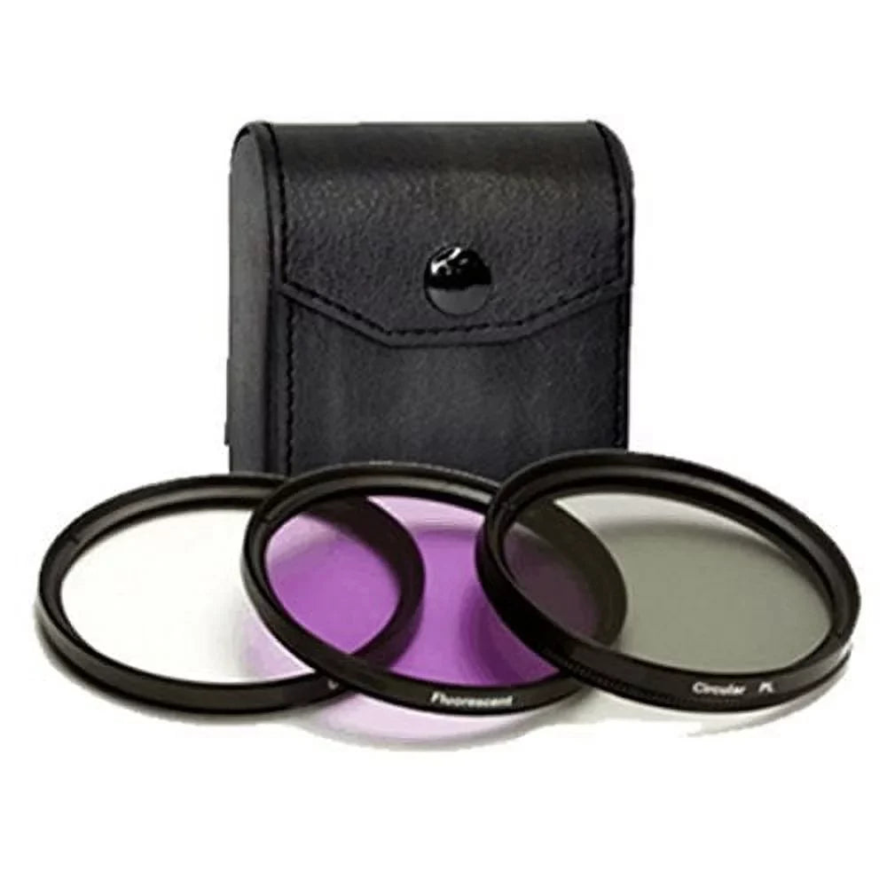 Alpha A6000 Appropriate 3-Piece Multiple Coated Filter Kit 49mm + 3pc Cleaning Kit