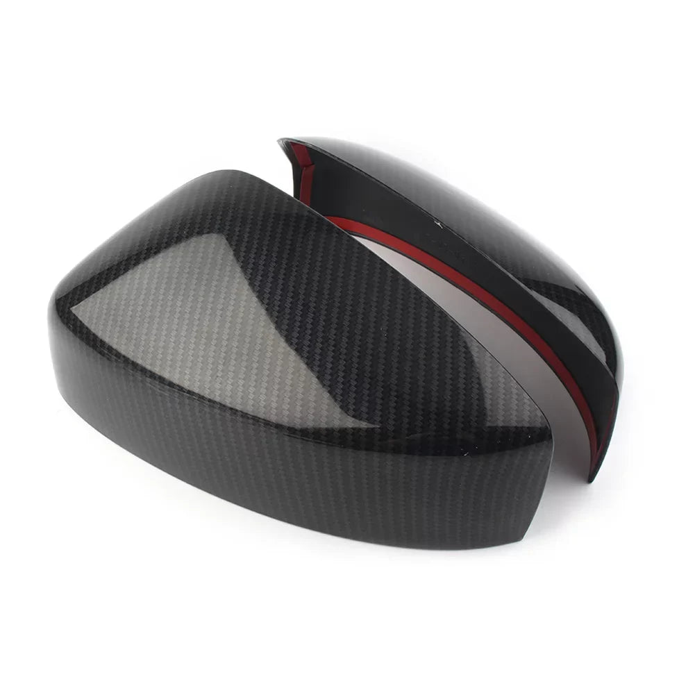 ZS Car Rearview Rear View Mirror Cover Trim For 2017 2018 2019 Mazda CX-5 ABS 2Pcs Carbon Fiber Styling