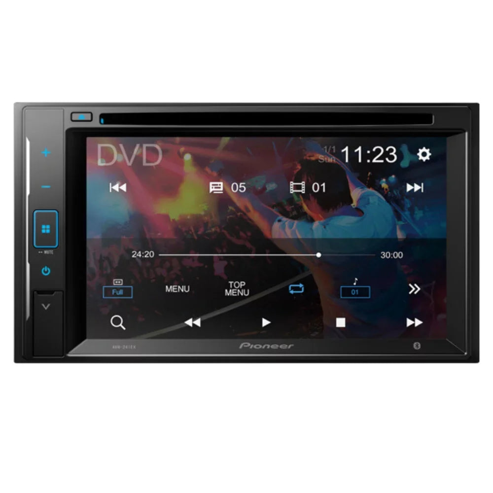 KIT395 Bundle with Pioneer Multimedia DVD Car Stereo and Installation Kit - for 2004-2008 Ford F-150 /Bluetooth Monitor Radio - Backup Camera, Double Din Mounting Kit