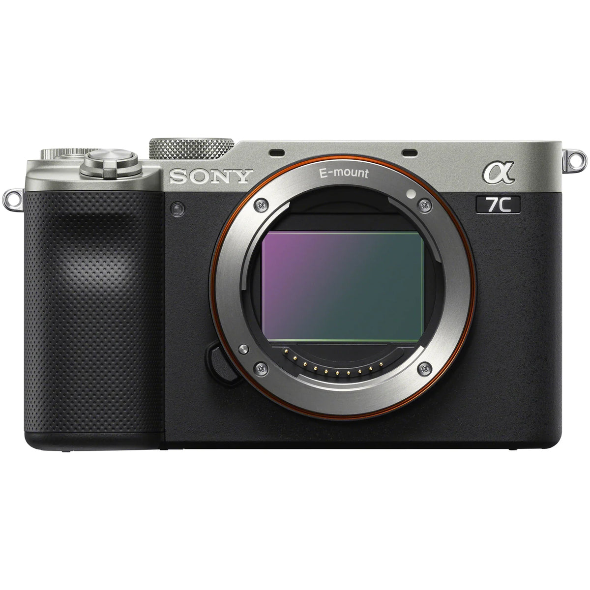 a7C Mirrorless Full Frame Camera Body ILCE7C/S Silver Bundle with Deco Gear Photography Case + Full Size Pro Tripod + Extra Battery, Dual Charger, Software Kit and Accessories