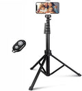 67" Extendable Tripod Stand Wireless Remote Shutter Selfie Stick K4P for Galaxy J7 V (2017) Perx S6 Edge+ S7 Edge S8 active S10e S10 On5 J3 Emerge 5G Note 9 8 20 10 Plus S21 FE 5G J5