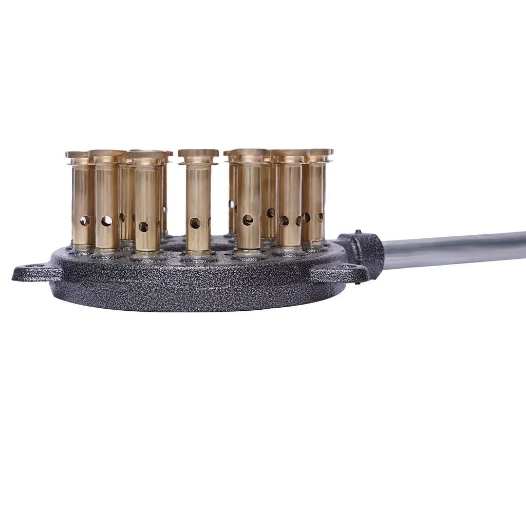 ZhdnBhnos 24-Hole High Pressure Gas Stove Wok Cooker Liquefied Gas Burner For Outdoor Camping