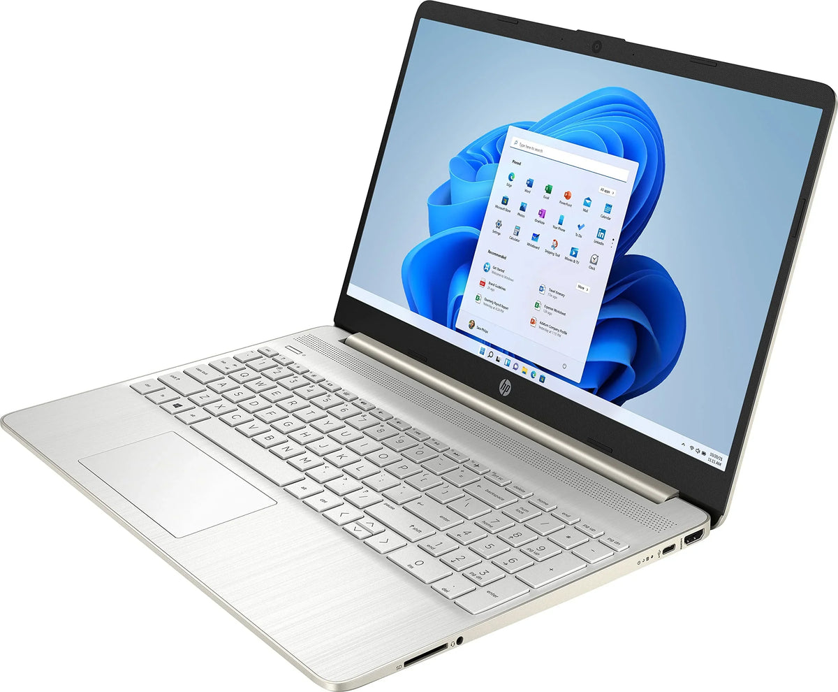 2022 15.6" FHD Micro-Ege Display Notebook PC 11th Gen 4-Core i5-1135G7 12GB DDR4 RAM 256GB NVMe SSD Iris Xe Graphics Webcam HDMI WiFi AC BT USB-C Silver Windows 10 Pro w/RE USB Drive