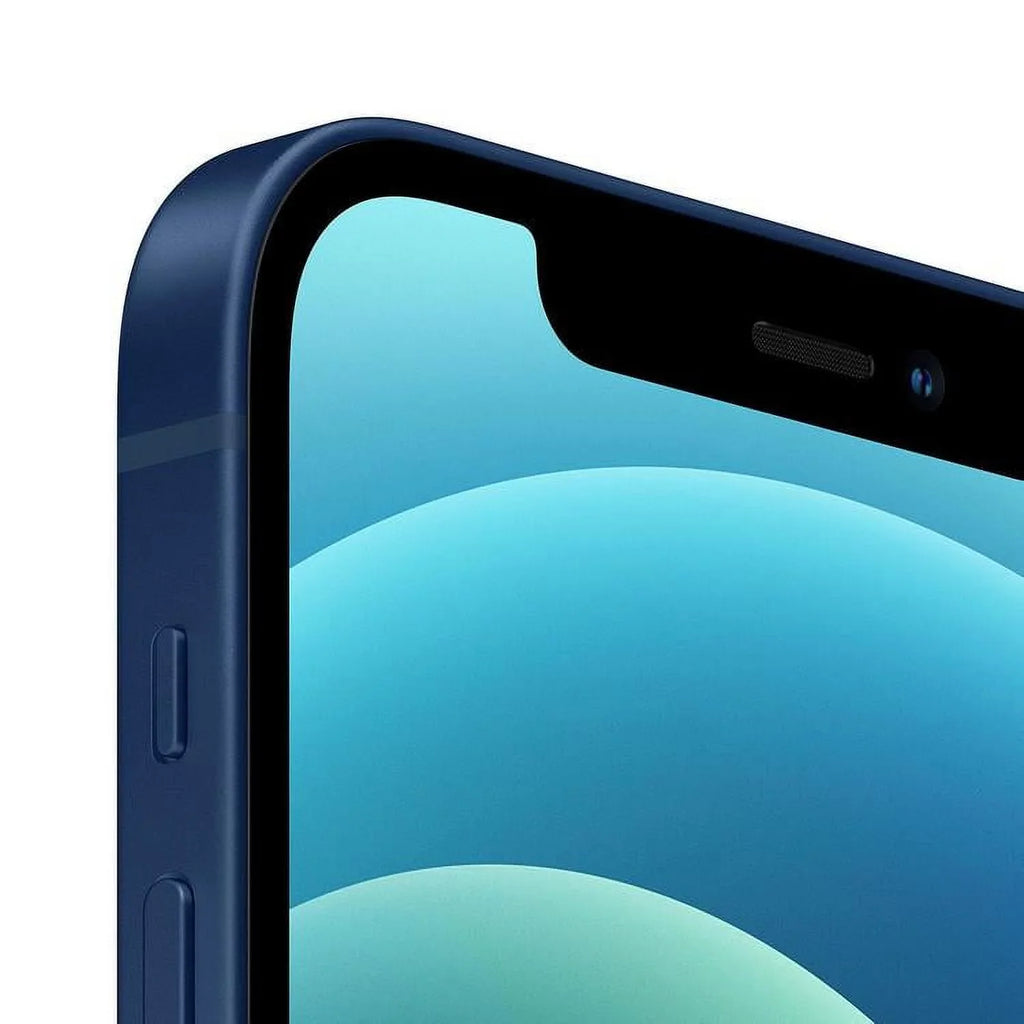Restored iPhone 12 A2172 (T-Mobile Only) 64GB Blue w/ Pre-Installed Tempered Glass (Refurbished)