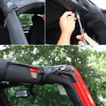Premium Leather Sunshade Protector for Jeep Wrangler JK JKU 07-18 NEW - Ultimate Sun Protection