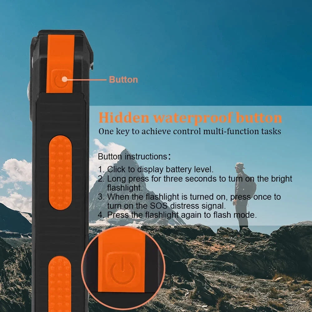 Super 90000000mAh USB Portable Charger Solar Power Bank For Cell Phone Black US