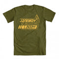 GEEK TEEZ Janeway Chakotay 2024 Original Artwork Inspired by Star Trek Men's T-shirt Military Green Large
