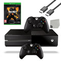 Xbox One Original 500GB Gaming Console Black HDMI Cable 2 Controller Included With Call of Duty Black Ops 4 Game BOLT AXTION Bundle Second-hand