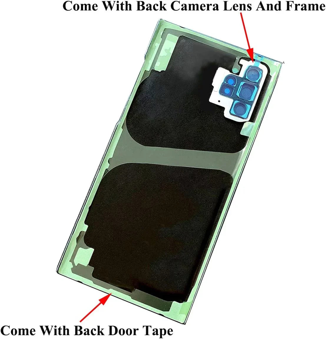 Galaxy Note 10 Plus Back Glass Replacement Door Panel Cover for Galaxy Note10+ 5G 6.8 N976U
