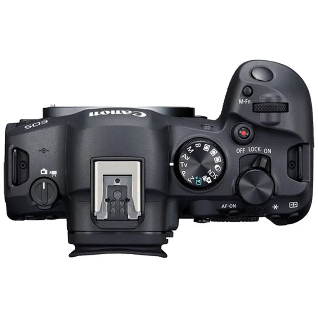 EOS R6 Mark II Mirrorless Camera with RF 24-105mm Lens + SanDisk 64GB Memory Card + Case + LED Flash + ZeeTech Accessory Bundle
