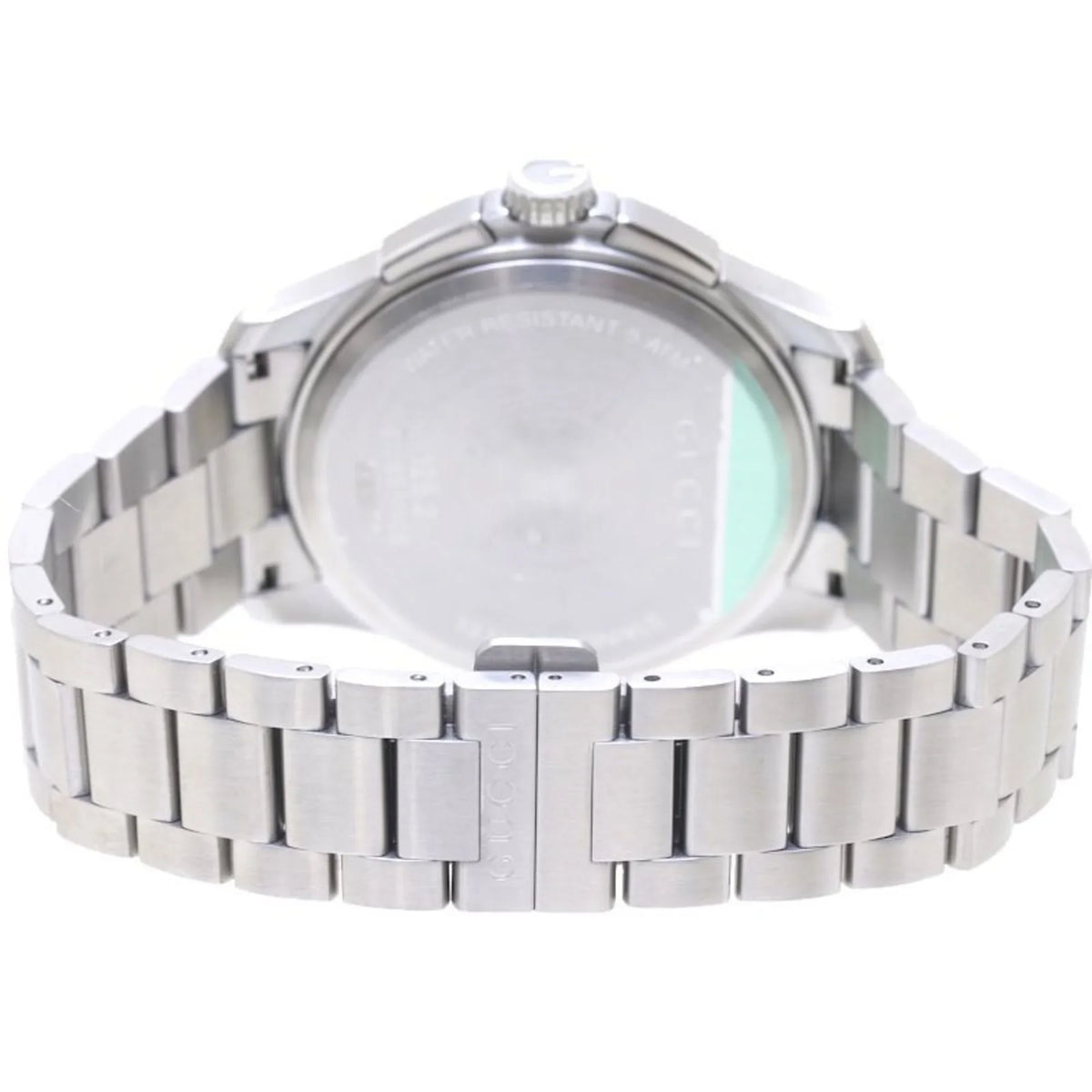 Pre-Owned GUCCI G Timeless Chronograph YA126272 126.2 Stainless Steel Men's 39276 (Like New)