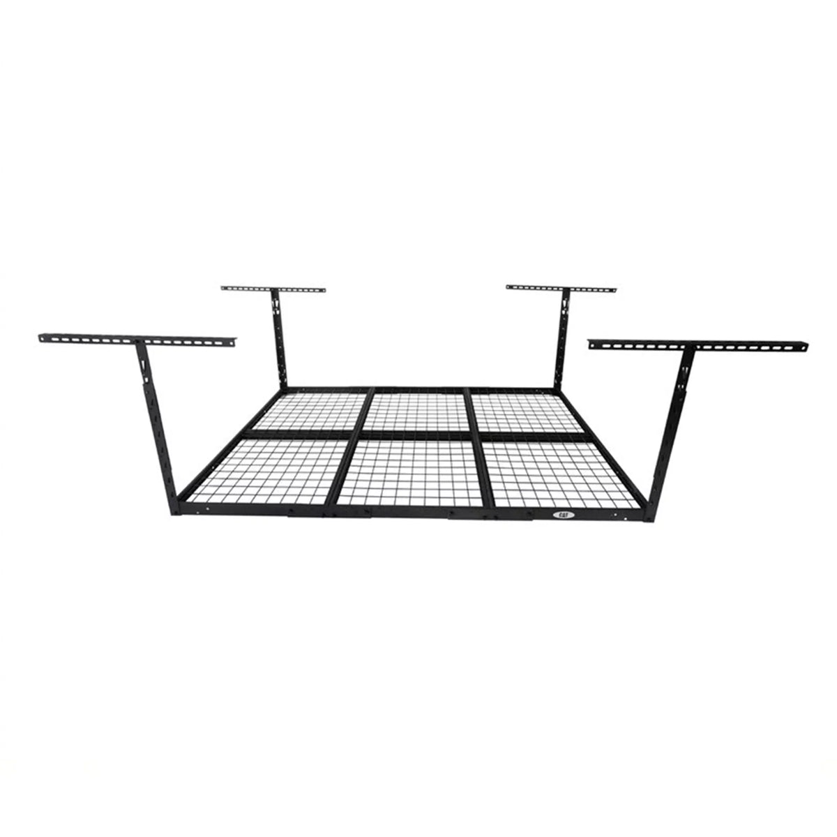 CAT 72 x 48 Inch Steel Adjustable Garage Ceiling Storage Rack System, Black