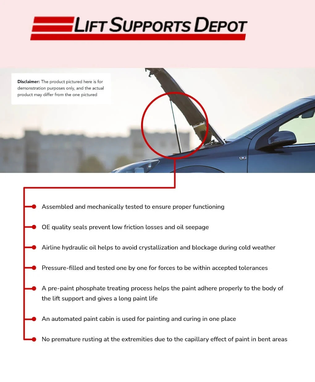 Qty 1 Compatible with Rover Evoque Power Liftgate L&R Support Replaces Lr061667. Gas Shock - 2012 2013 2014 2015 2016 2017 2018 2019 2011 Lift Supports Depot PM9903E
