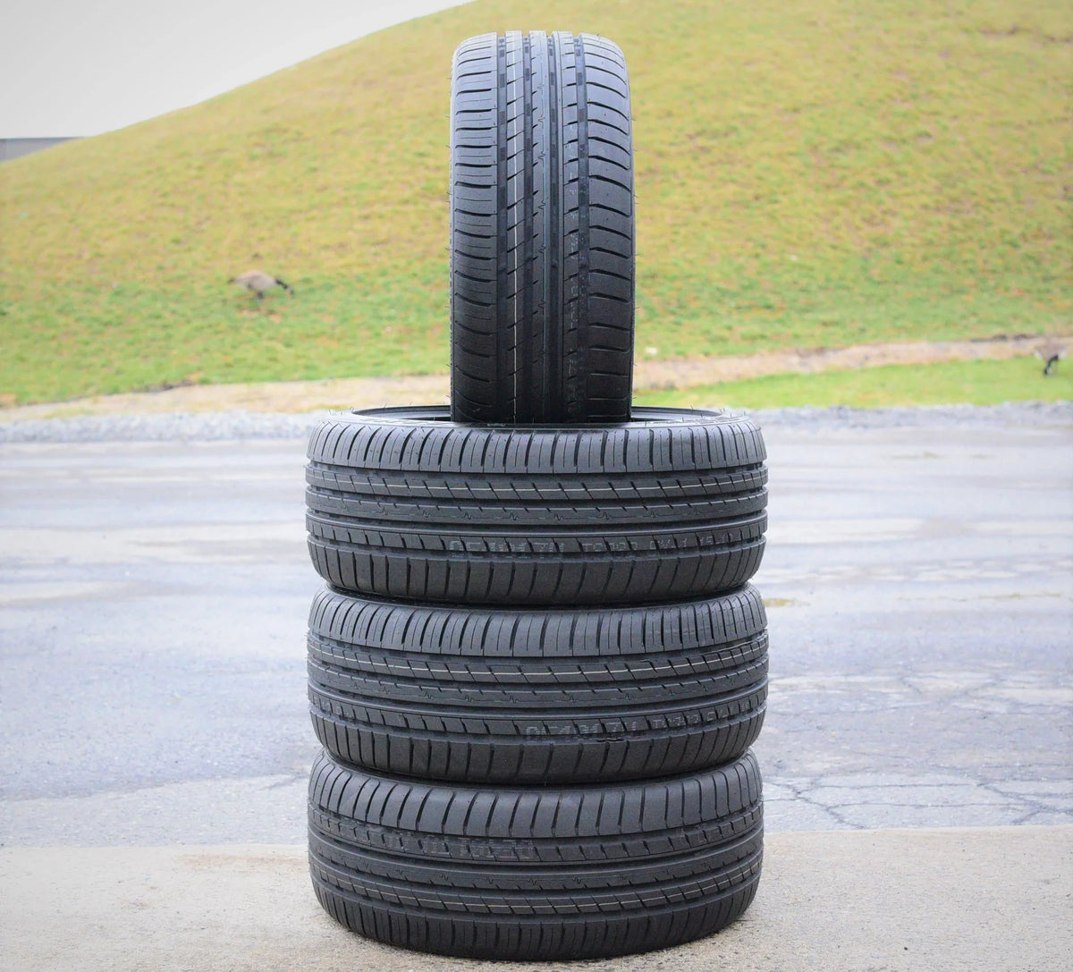 Set of 4 (FOUR) Cosmo MuchoMacho 225/50R17 ZR 98W All Season High Capability Tires Fits: 2012-15 Chevrolet Cruze LT, 2012-18 Ford Focus Electric