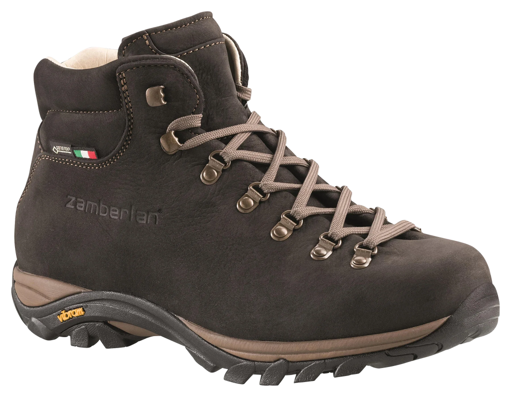 Refurbished Zamberlan 320DB Trail Lite EVO GTX Liquid Hiking Boots for Men - Dark Brown - 13M