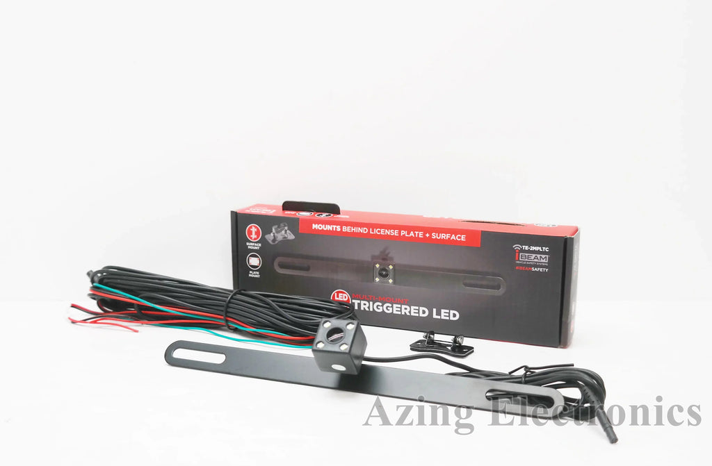 Pre-owned iBEAM TE-2MPLTC Triggered LED License Plate Multi-Mount Back-Up Camera