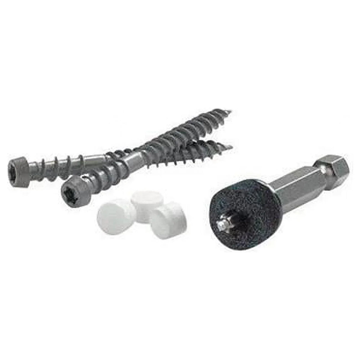 Cortex 2.75 in. Square Trim Head Smooth Carbon Steel Deck Screws, 50 Piece