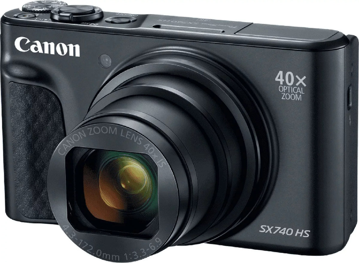 Restored 2955C001 PowerShot SX740 HS 20.3 MP Digital Camera, Black (Refurbished)