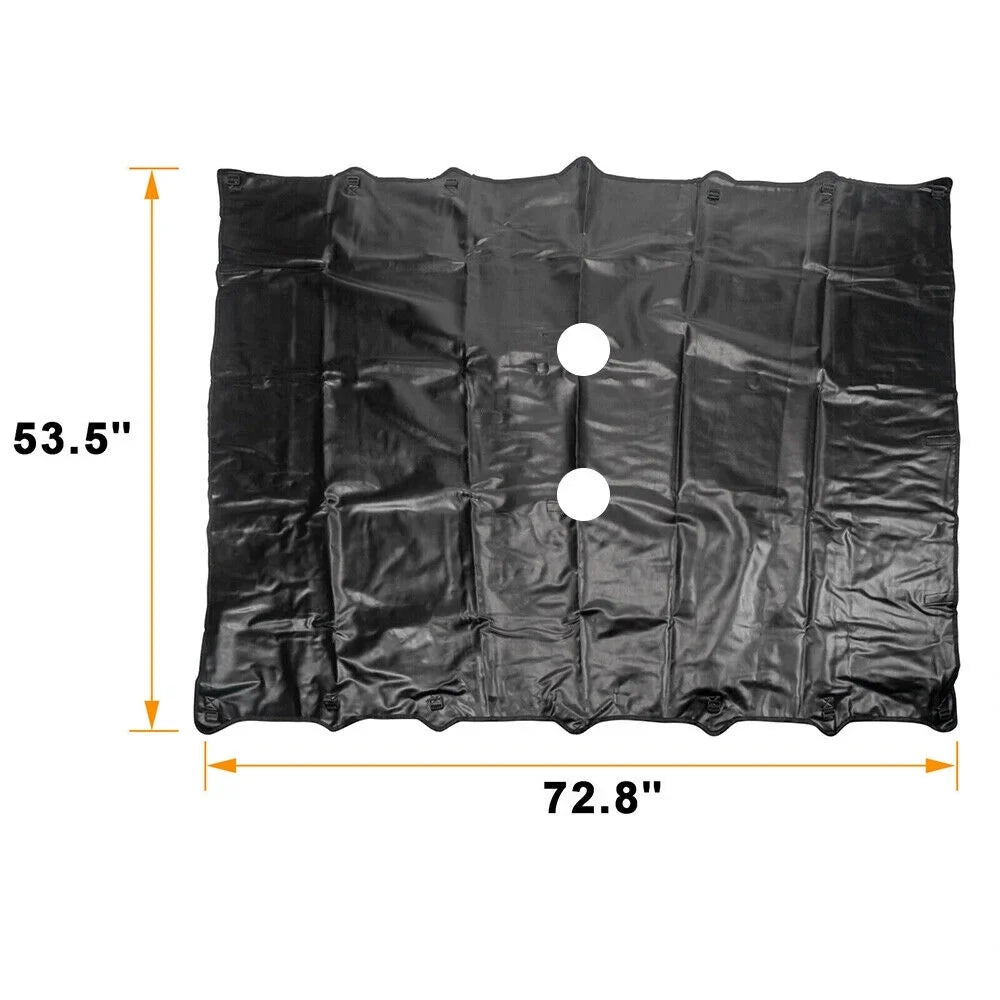 JLLOM Leather Top Sunshade Protection for Jeep Wrangler JK JKU 07-18 - Ultimate Sun Protection for Your Ride