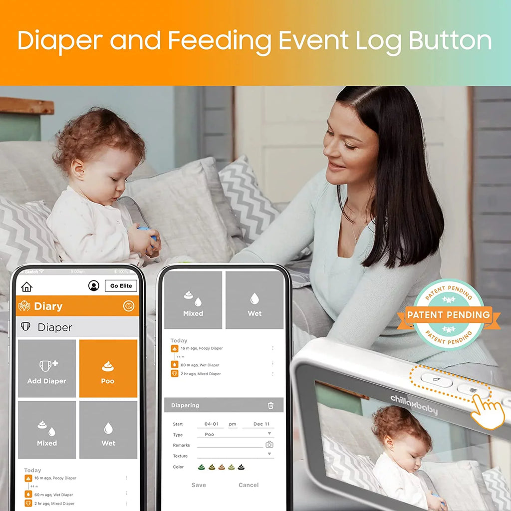 CHILLAX Giraffe Pro Smart Baby Monitor Full HD WiFi Camera 2-Way Audio Night Vision by HogoR