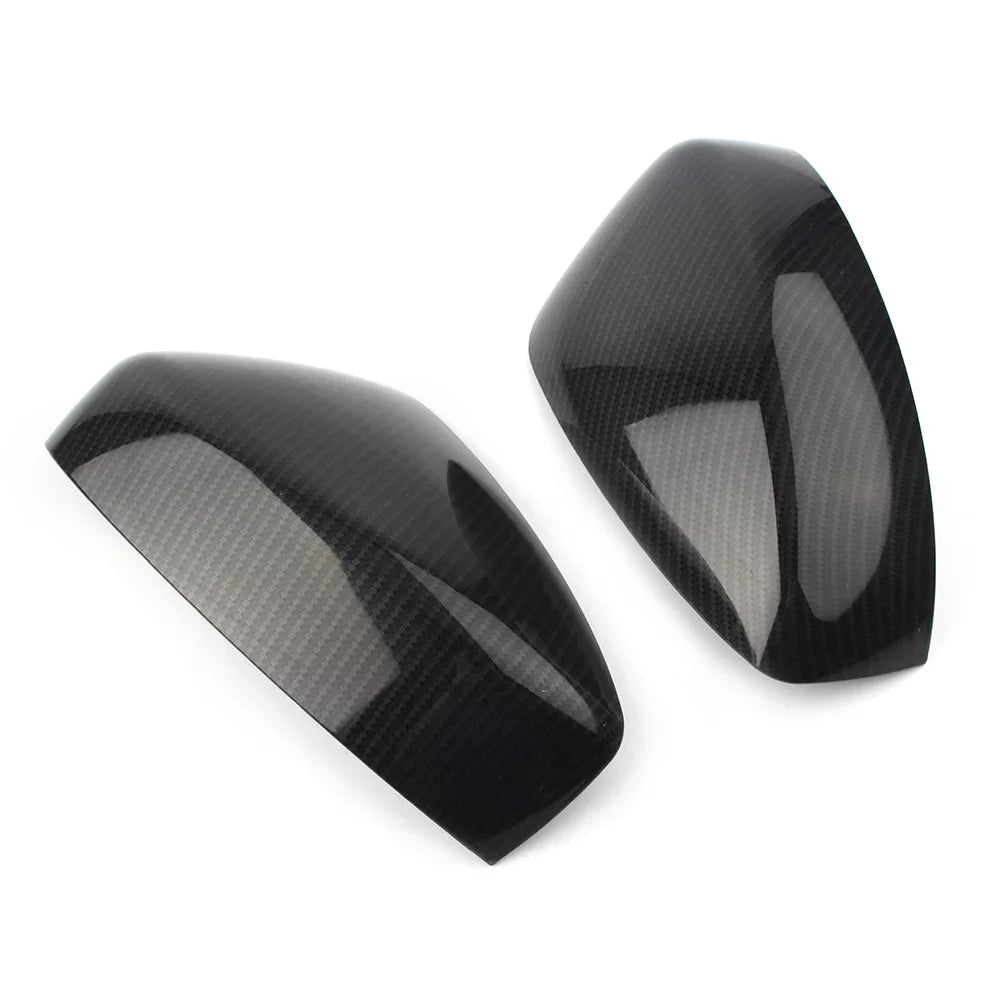 ZS Car Rearview Rear View Mirror Cover Trim For 2017 2018 2019 Mazda CX-5 ABS 2Pcs Carbon Fiber Styling