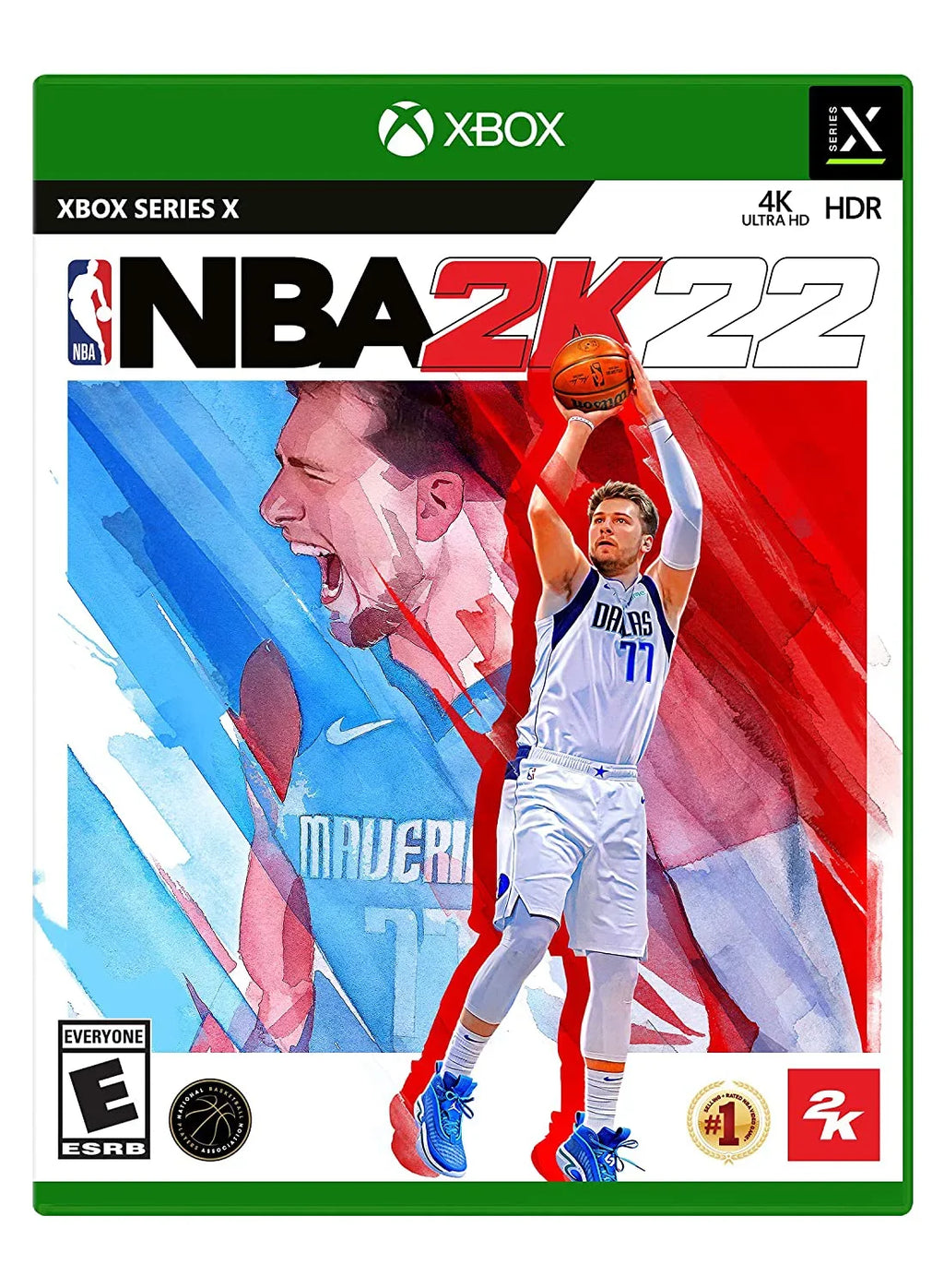 Xbox Series X with White Controller, NBA 2K22, & USB C Cable